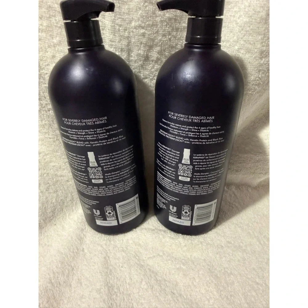 Nexxus Keraphix Damage Healing Conditioner Keratin Black Rice 33.8oz 2 Pack